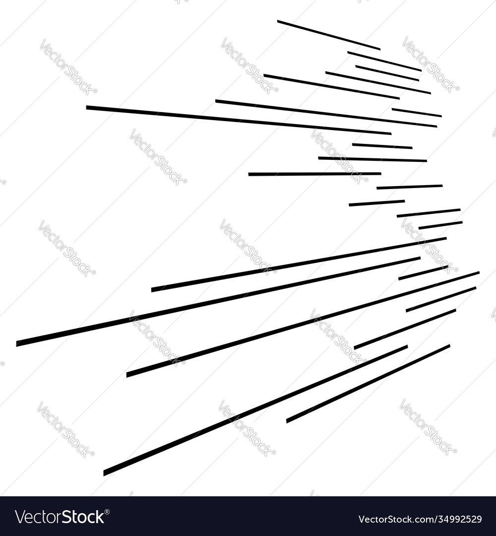 Parallel straight lines stripes in perspective 3d Vector Image