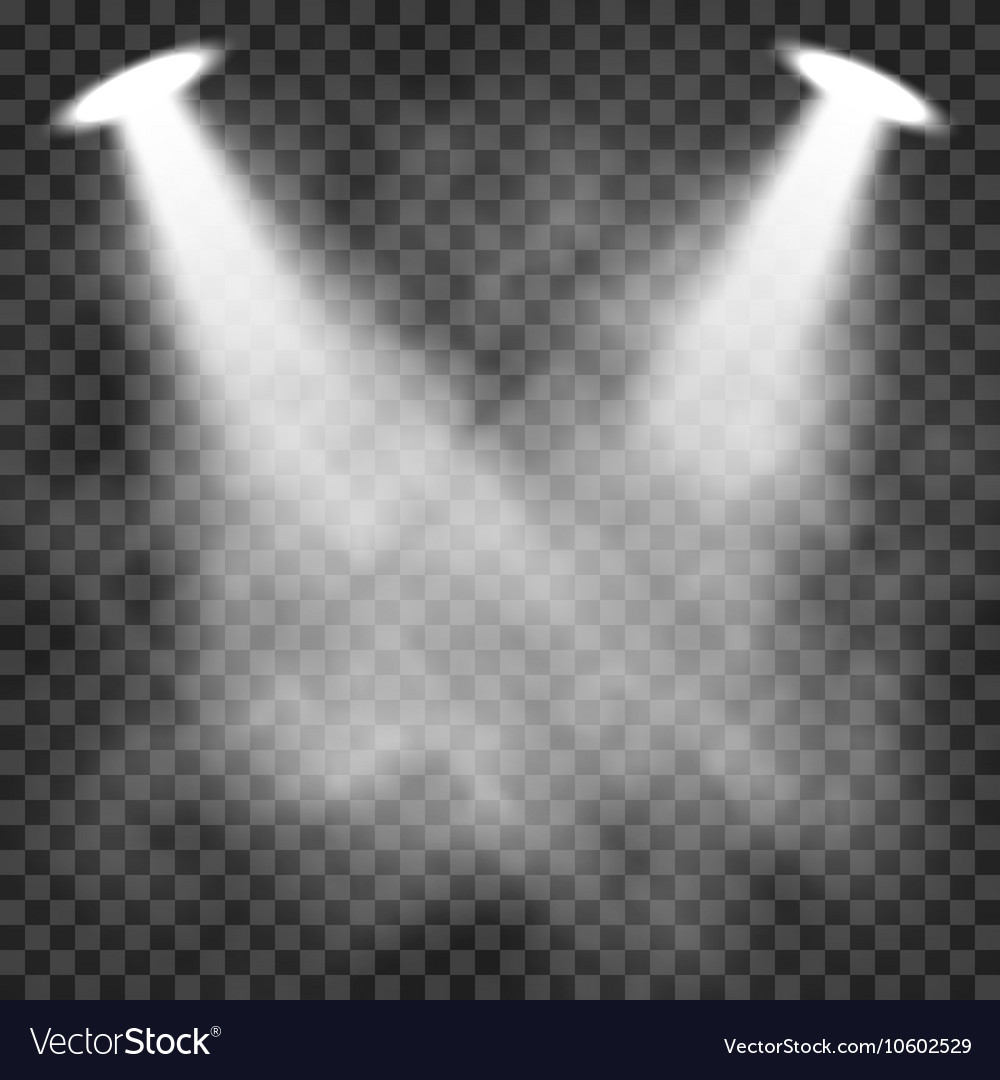 Scene illumination light effects on a transparent Vector Image