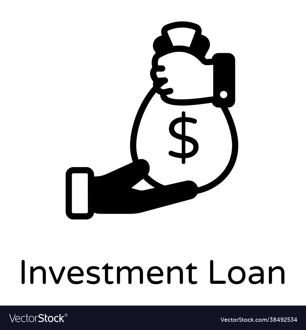 Investment loan Royalty Free Vector Image - VectorStock