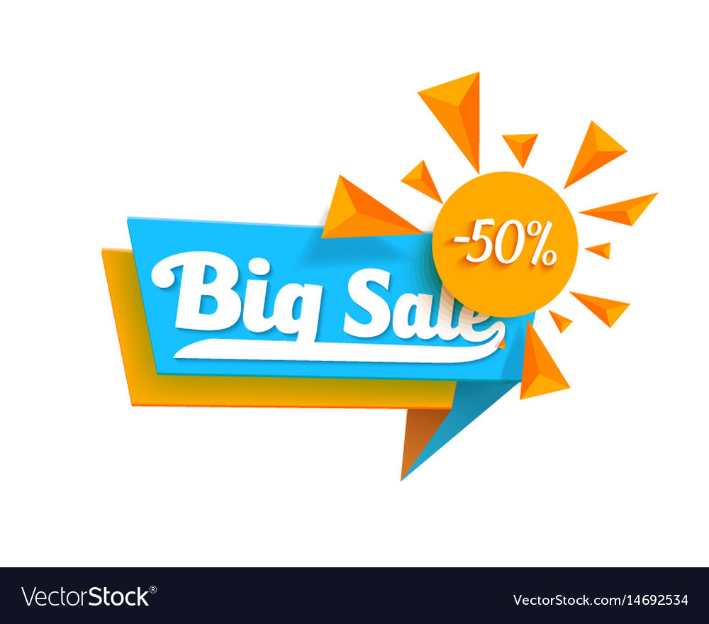 sale tag template isolated royalty free vector image