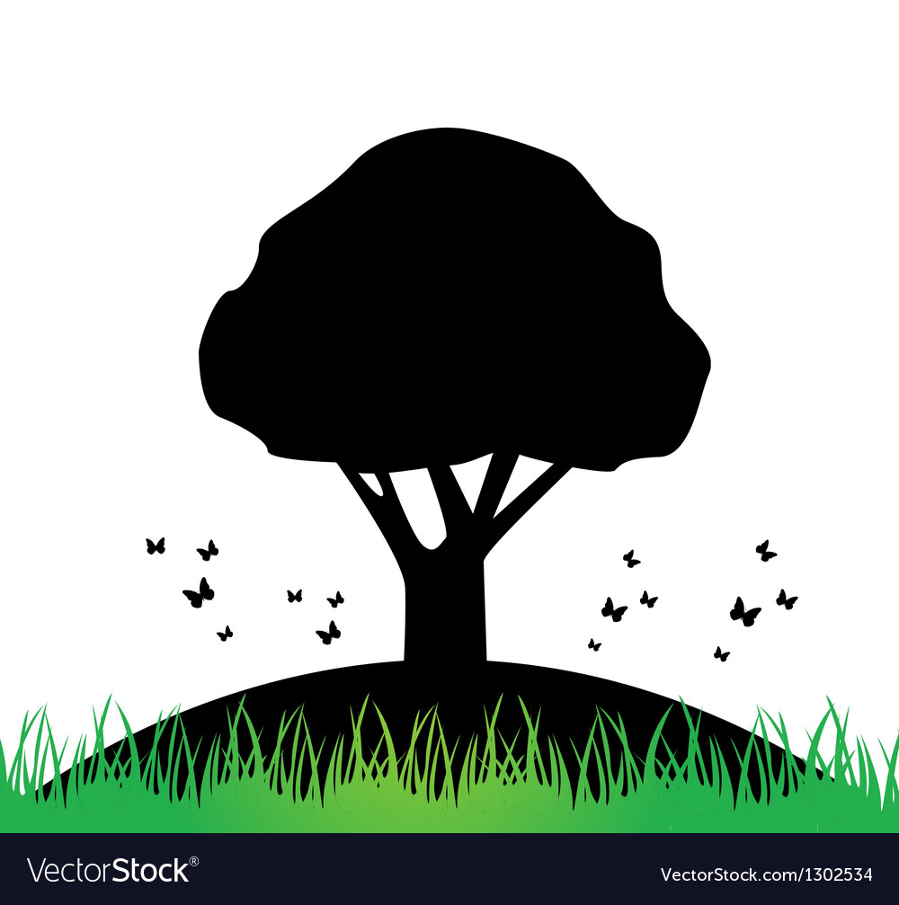 Stylized tree Royalty Free Vector Image - VectorStock