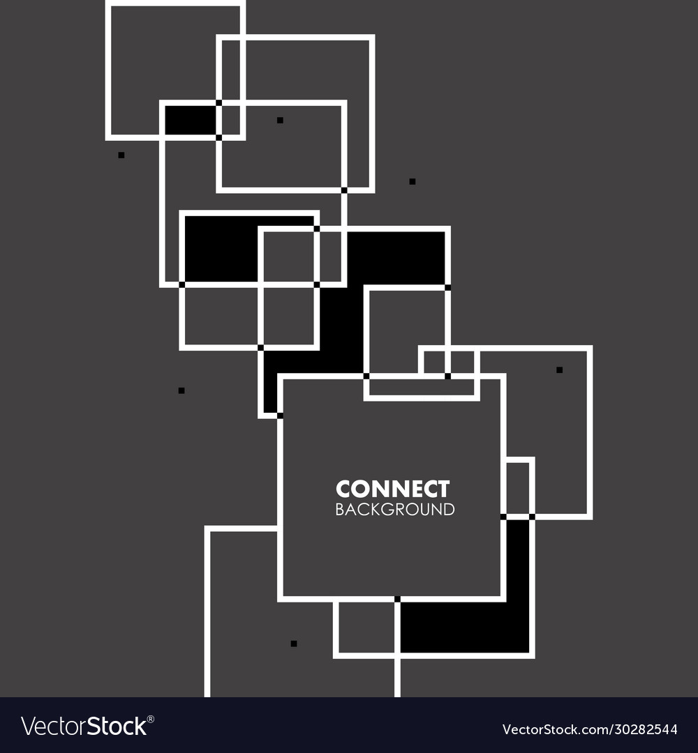 Overlapping squares background Royalty Free Vector Image