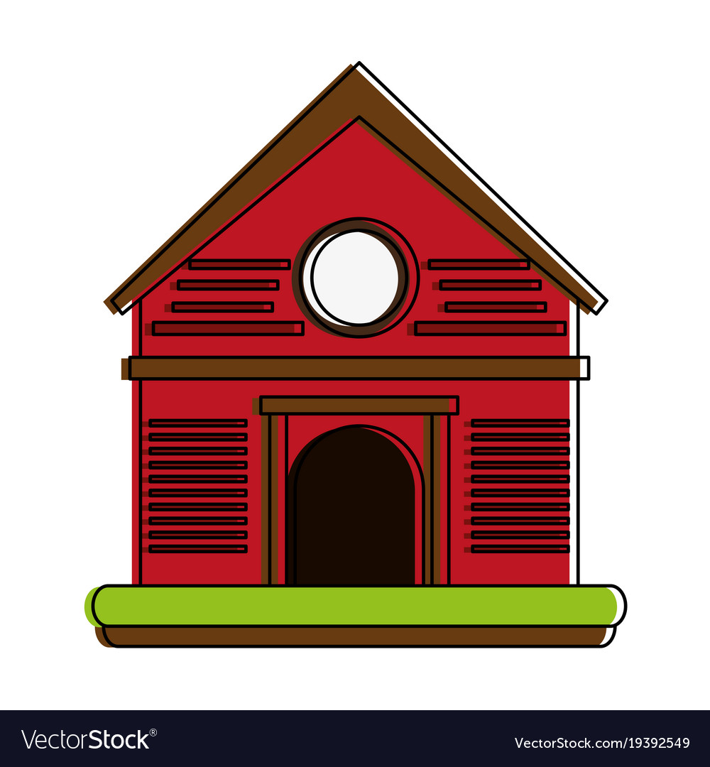 Farm House Symbol Royalty Free Vector Image Vectorstock