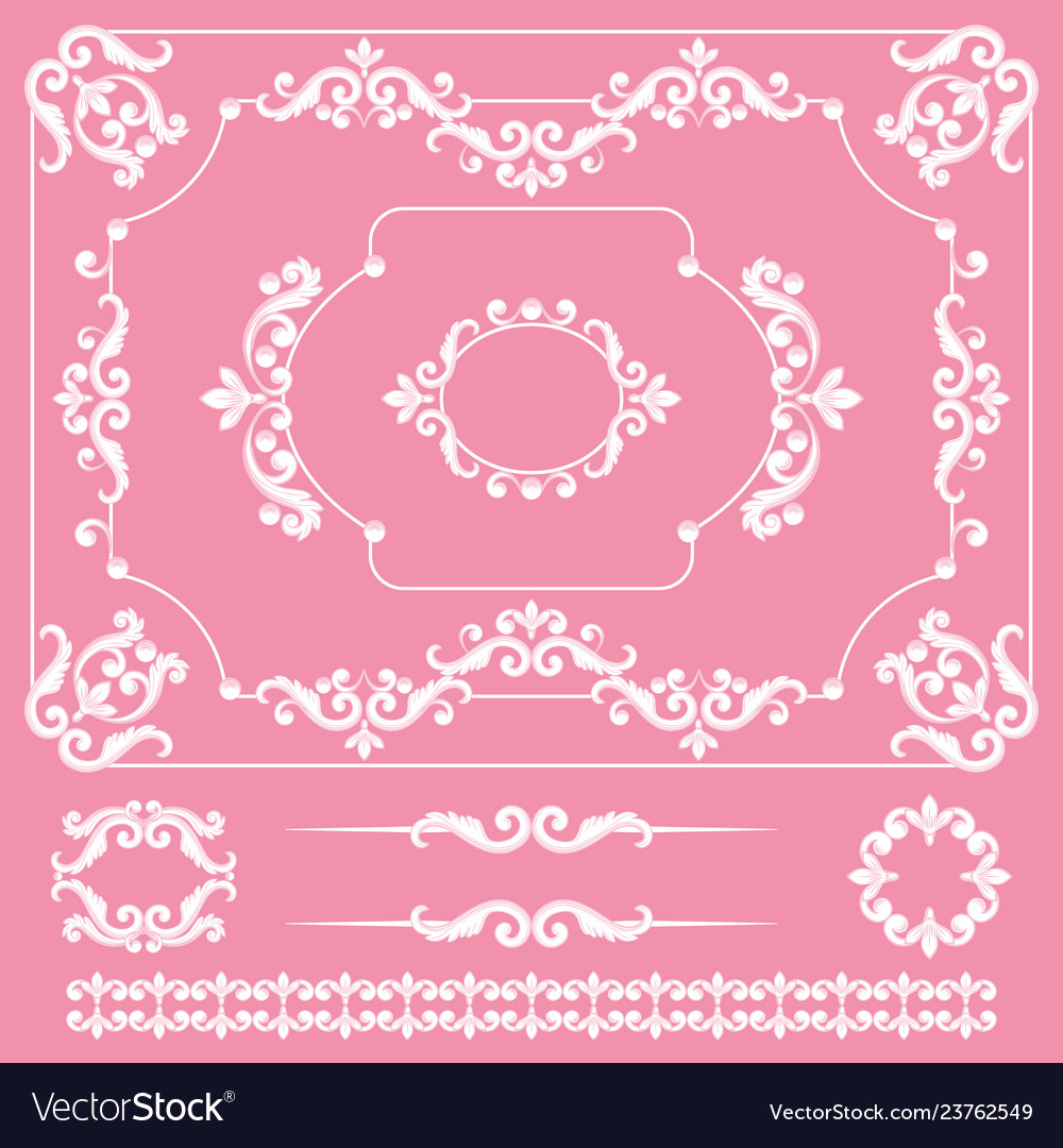 Mega Set Collections Of Vintage Design Elements Vector Image Mega Set Collections Of Vintage Design Elements Vector Image