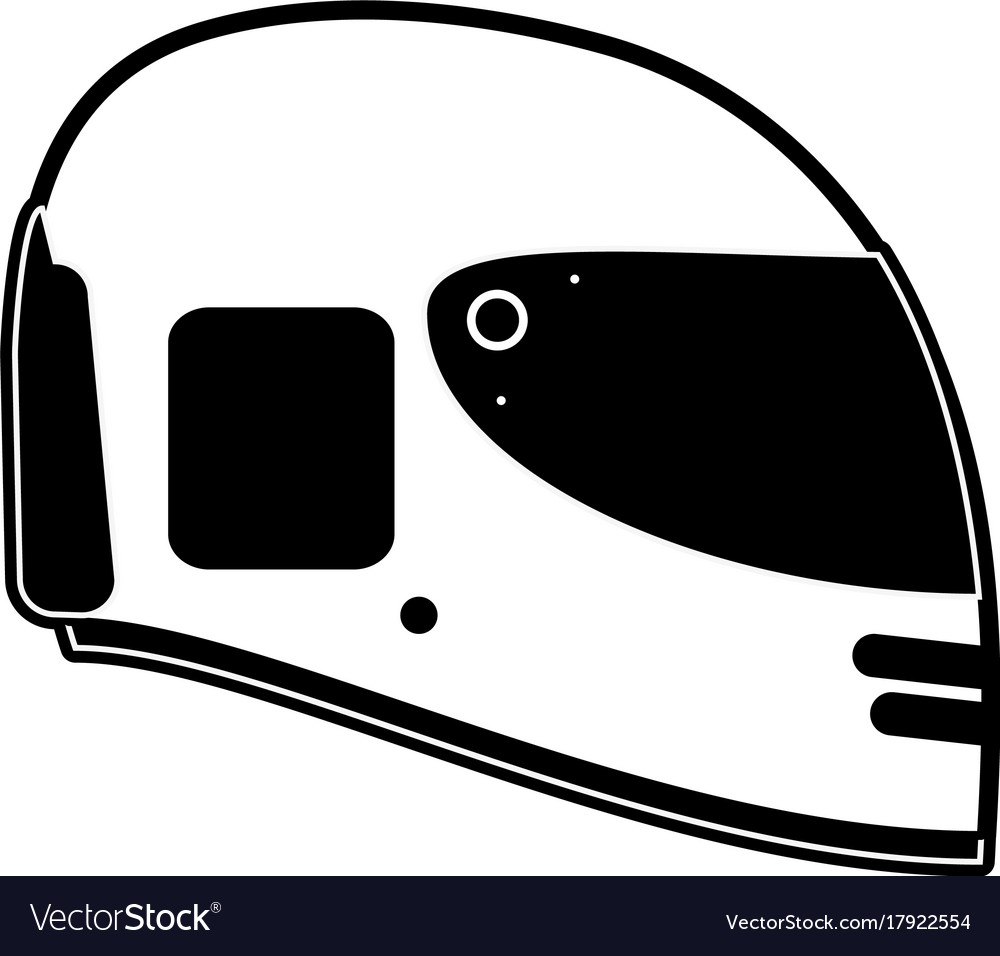 Helmet motorcycle icon image Royalty Free Vector Image