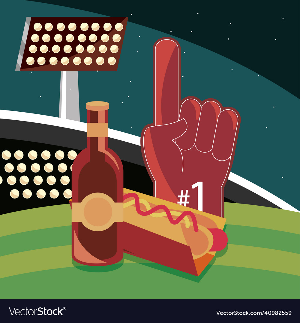 american-football-food-royalty-free-vector-image
