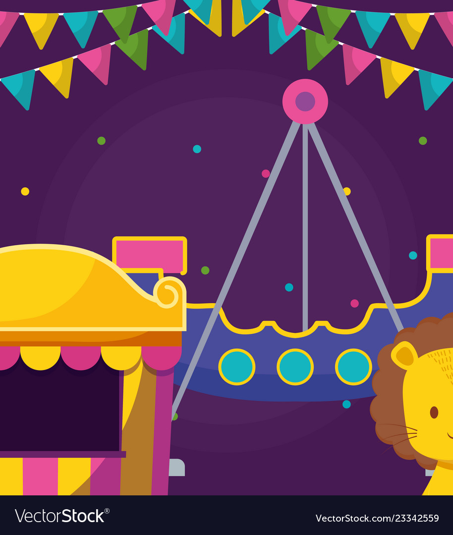 цирк фон акварель. Cute circus. цирк животные вектор.