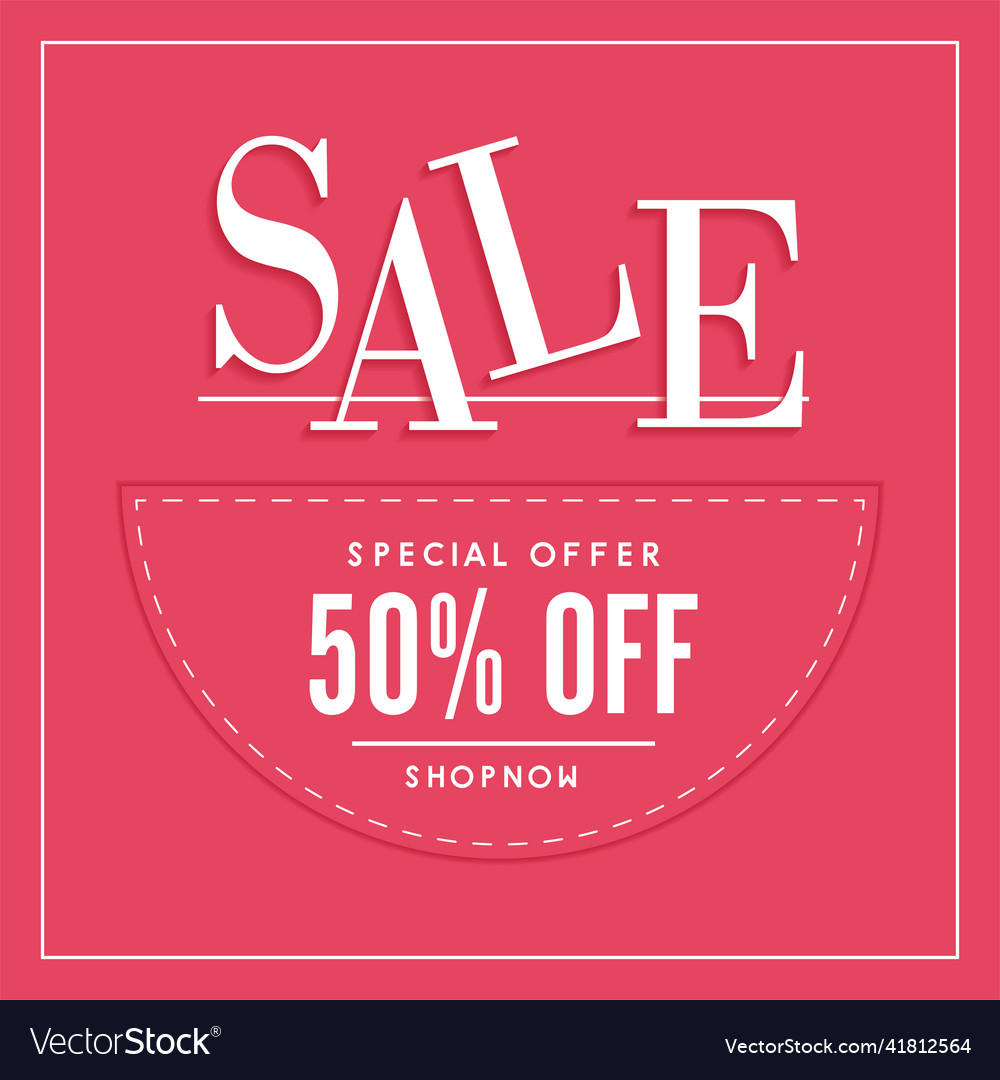 Summer sale banner design Royalty Free Vector Image