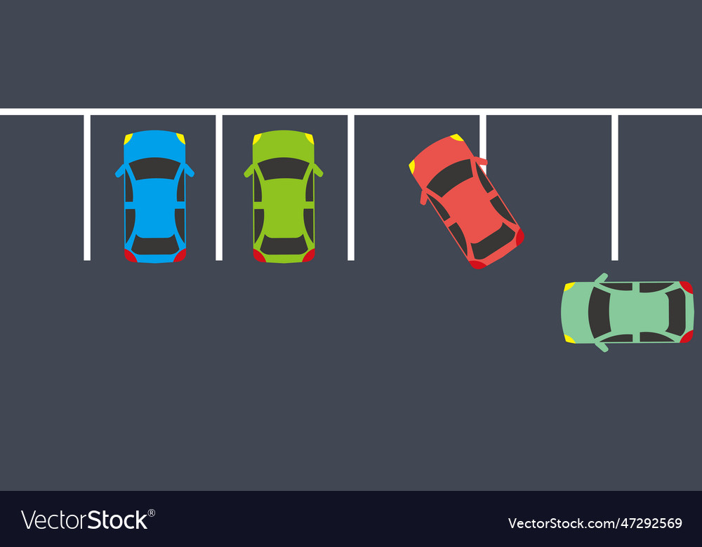 Bad parking cars icon symbol Royalty Free Vector Image