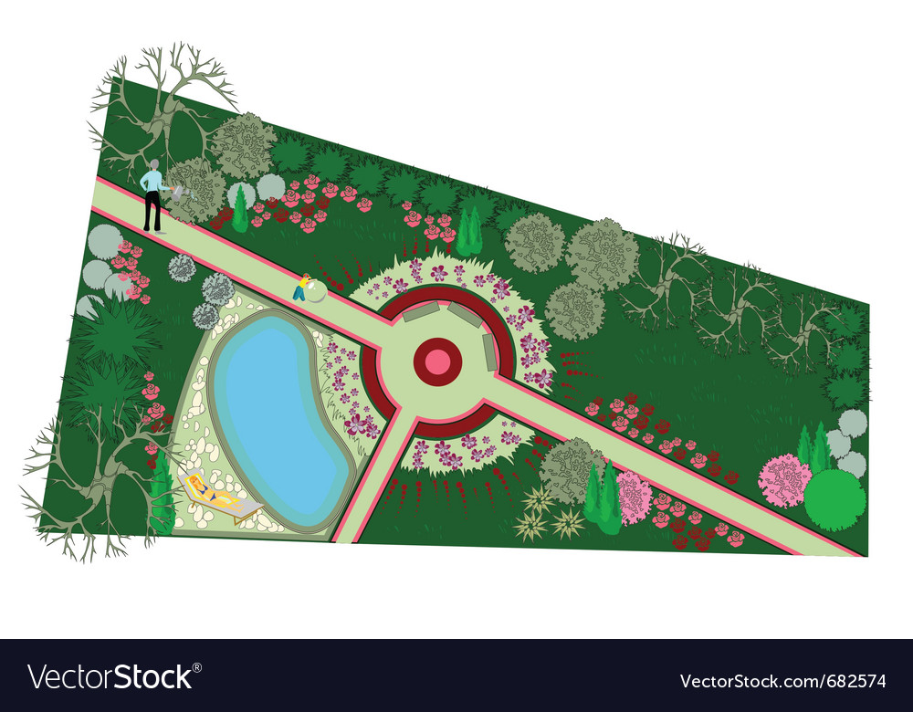 Landscaping Royalty Free Vector Image - VectorStock