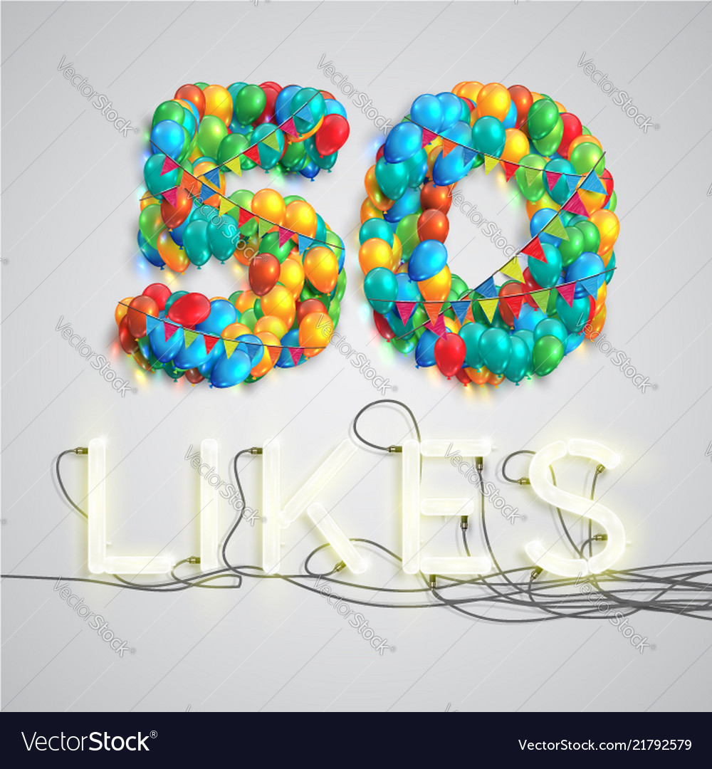 Number of likes made by balloon