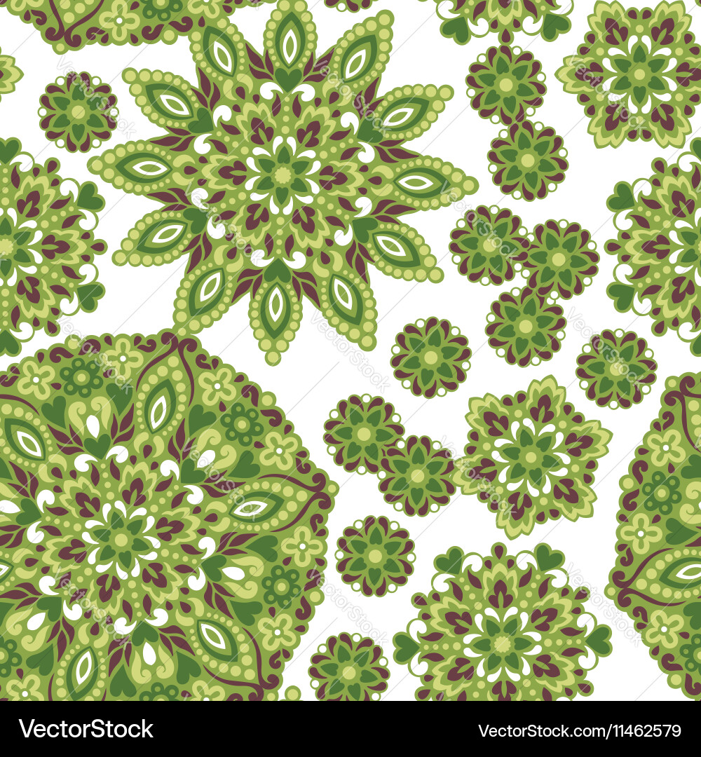 Seamless background with abstract ethnic pattern Vector Image