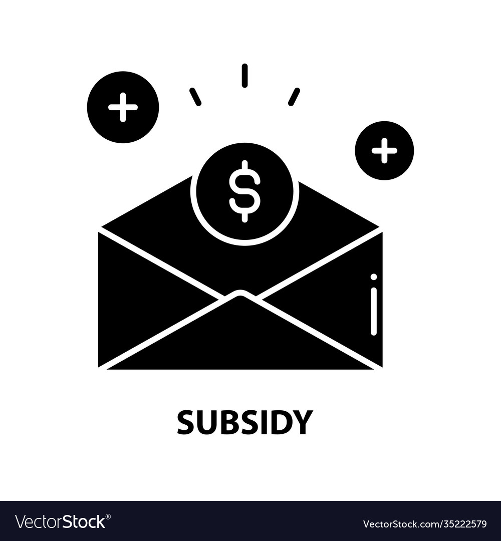 subsidy-icon-black-sign-with-editable-royalty-free-vector