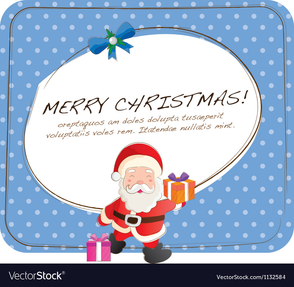 Cute Christmas Cards Royalty Free Vector Image Cute Christmas Cards Vector Image