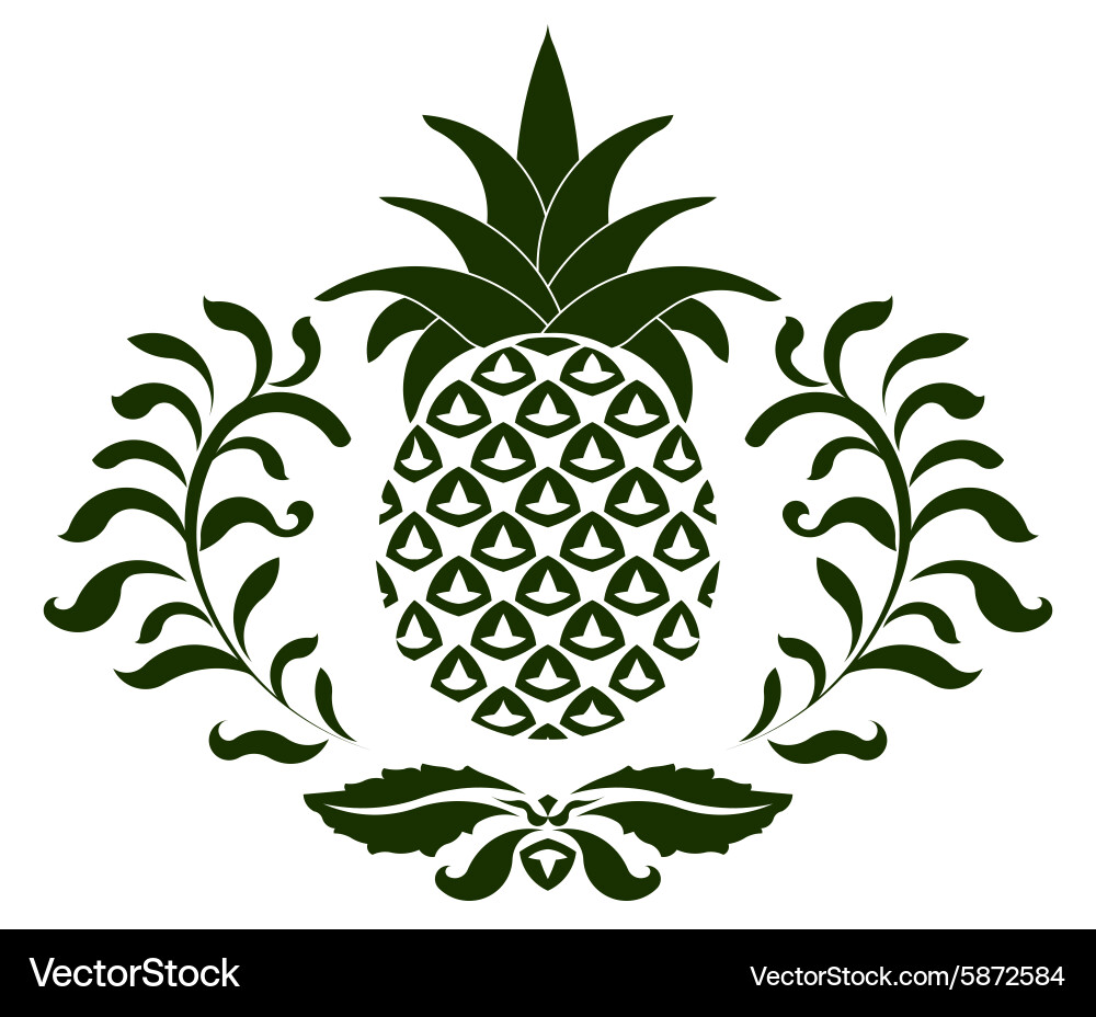 Pineapple icon Royalty Free Vector Image - VectorStock