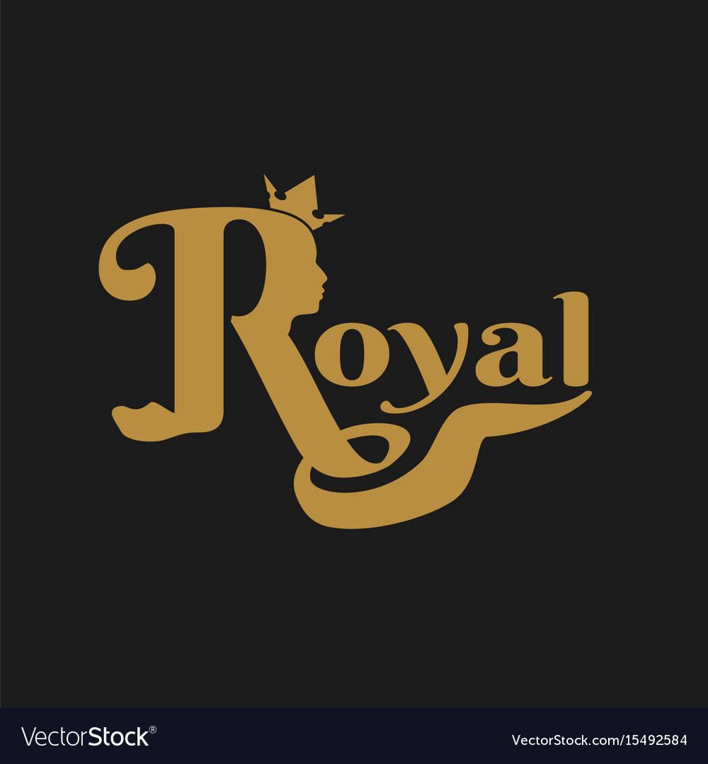 Royal logo Royalty Free Vector Image - VectorStock