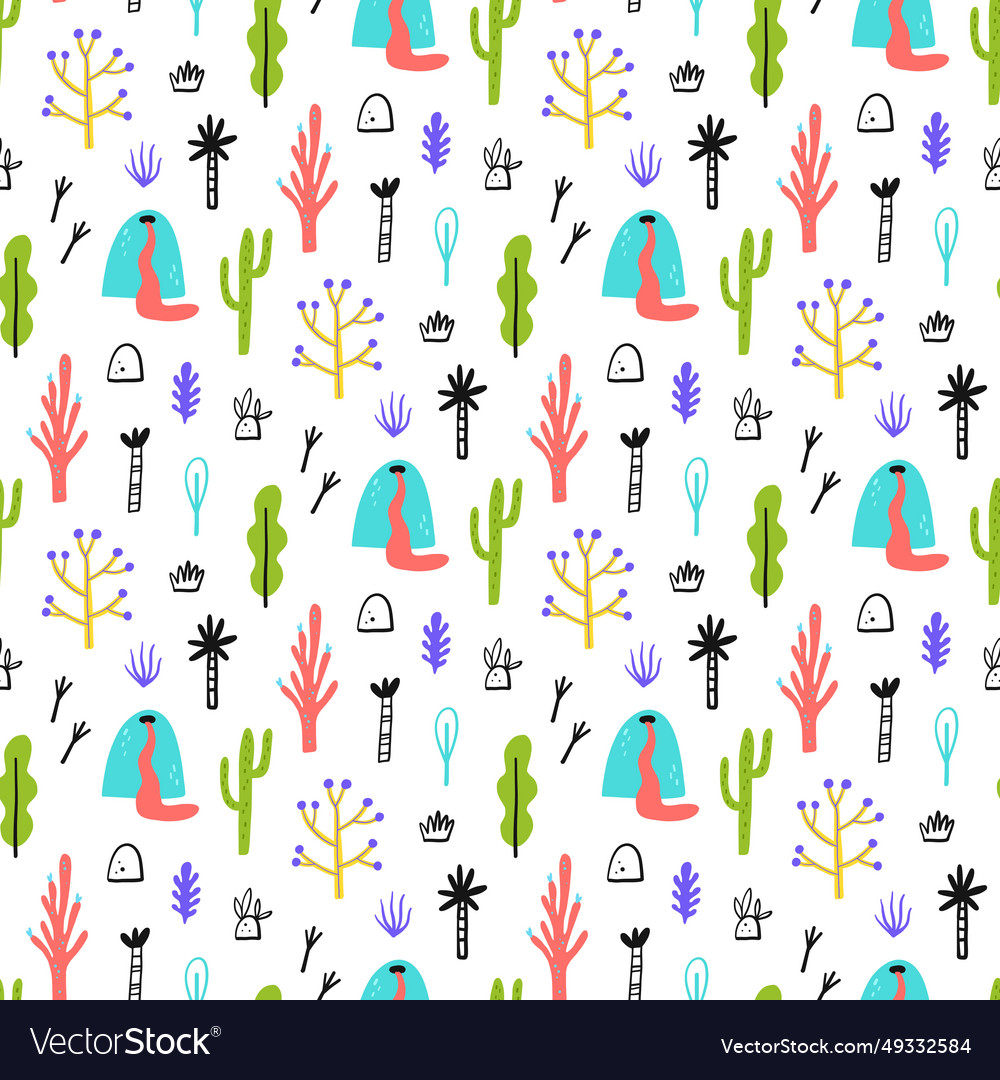 Seamless pattern era of dinosaurs