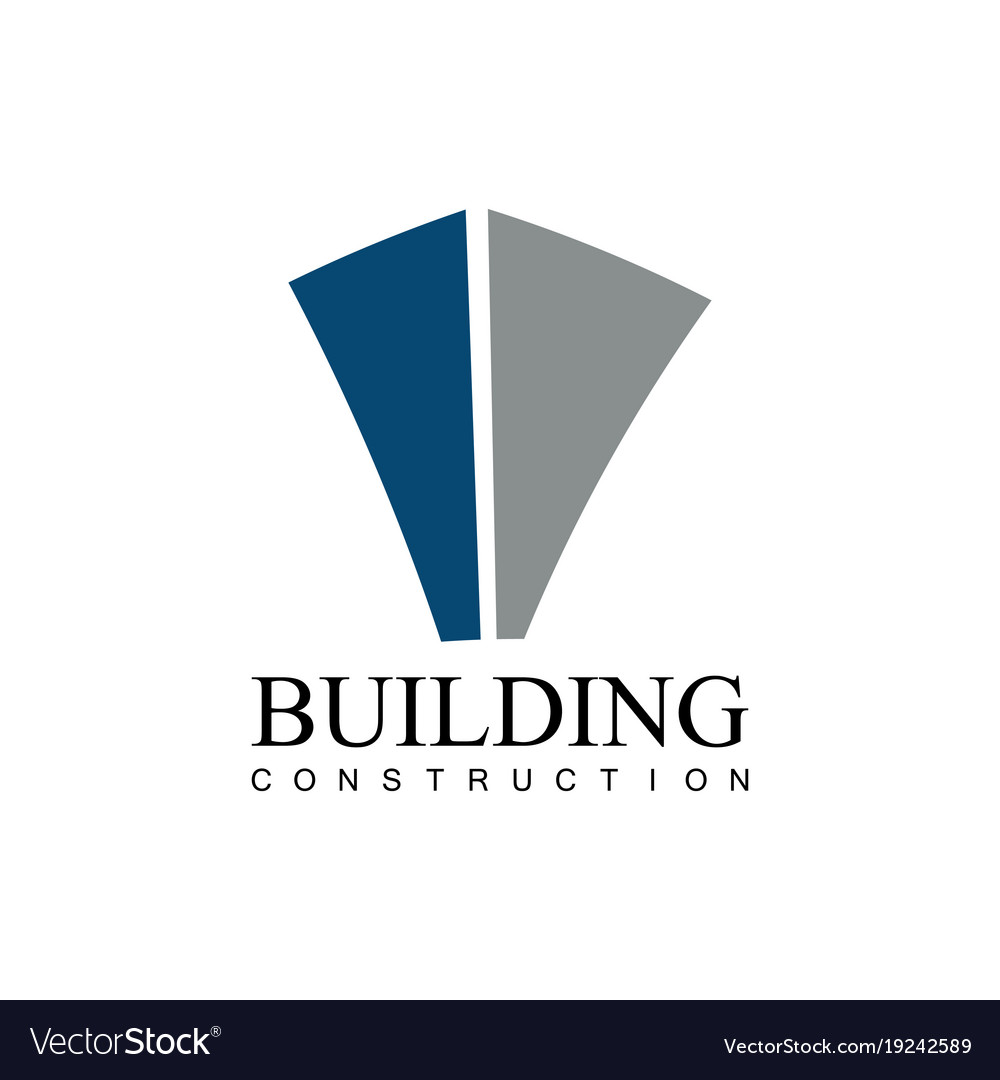 Building construction company logo