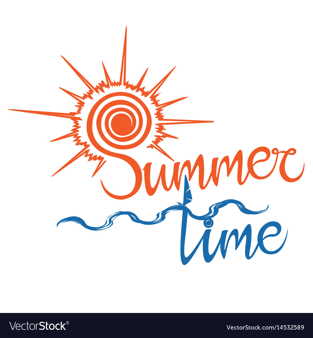 Its summer time Royalty Free Vector Image - VectorStock