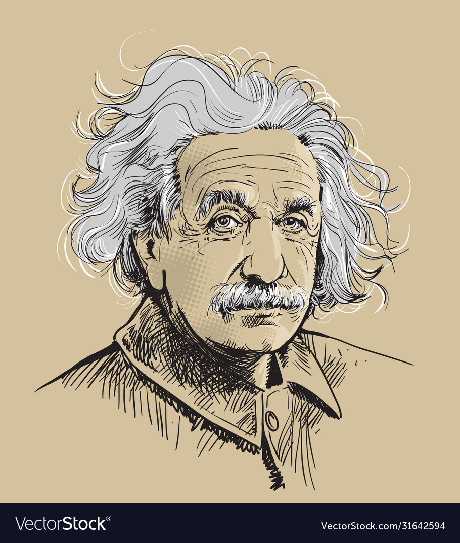 Einstein color Royalty Free Vector Image - VectorStock