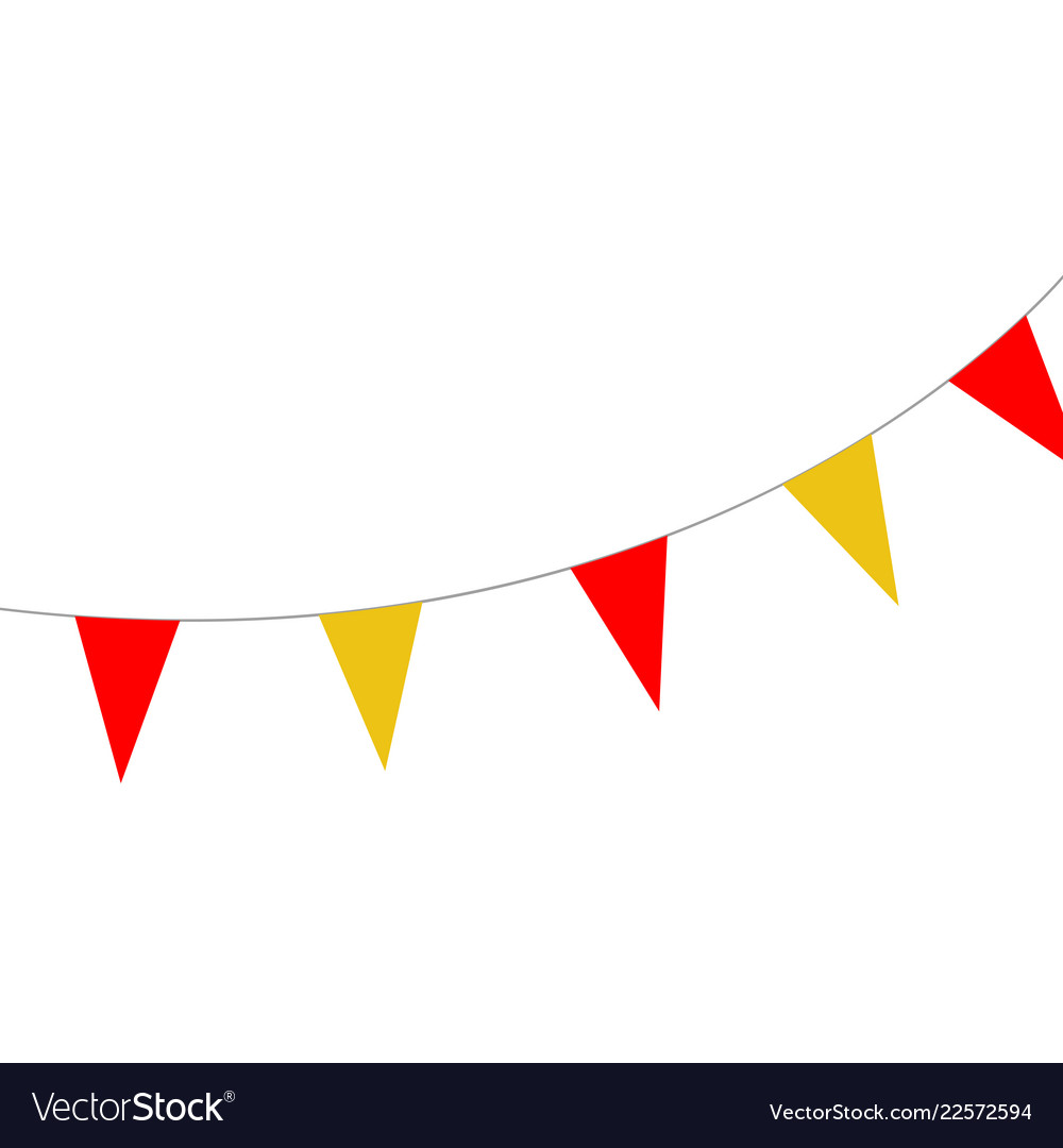 Isolated party ornament Royalty Free Vector Image