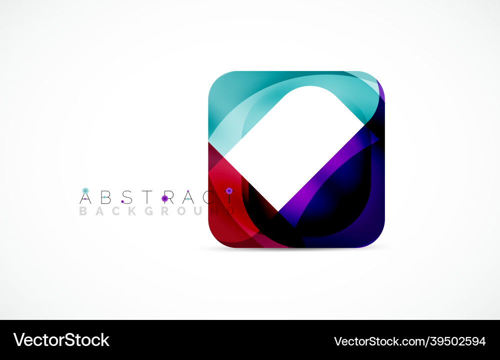 Minimal background abstract square shape Vector Image