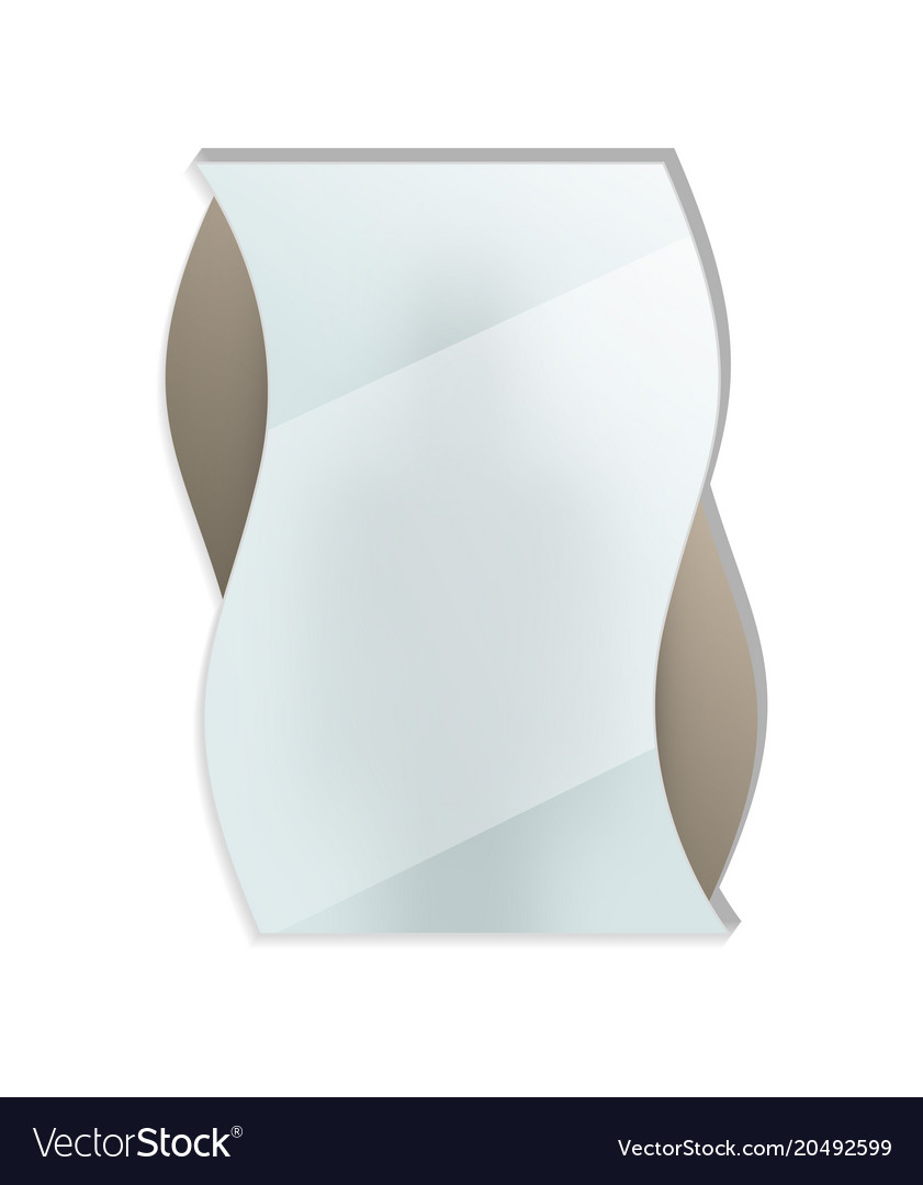 Elegant Decorative Wall Mirror Isolated Icon