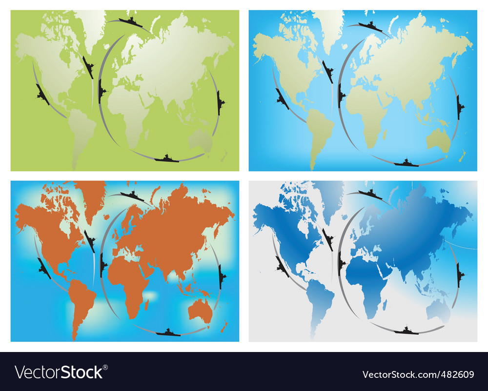 Naval map Royalty Free Vector Image - VectorStock