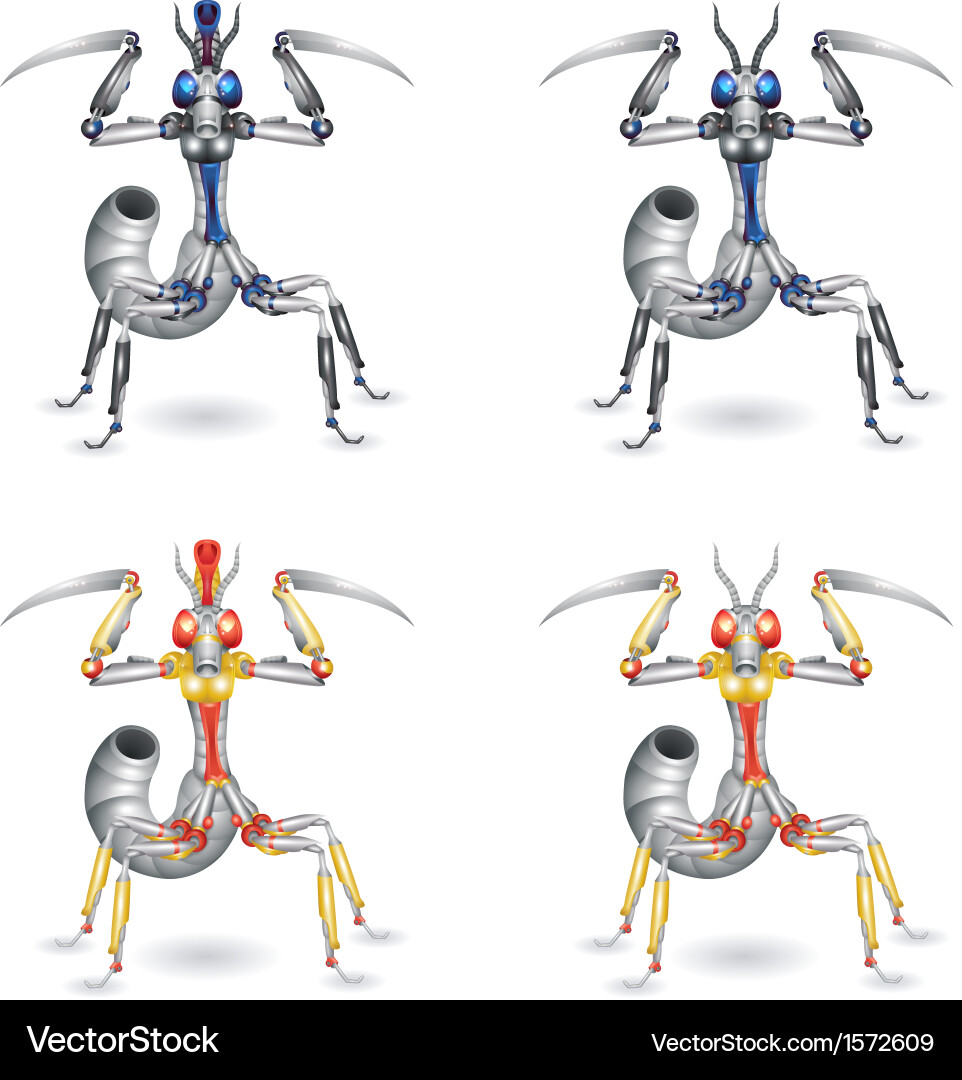 Robots Royalty Free Vector Image - VectorStock