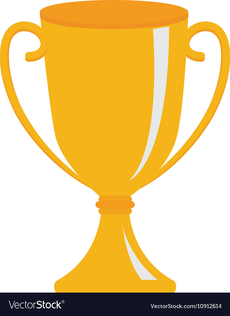 Trophy Winner Championship Isolated Royalty Free Vector