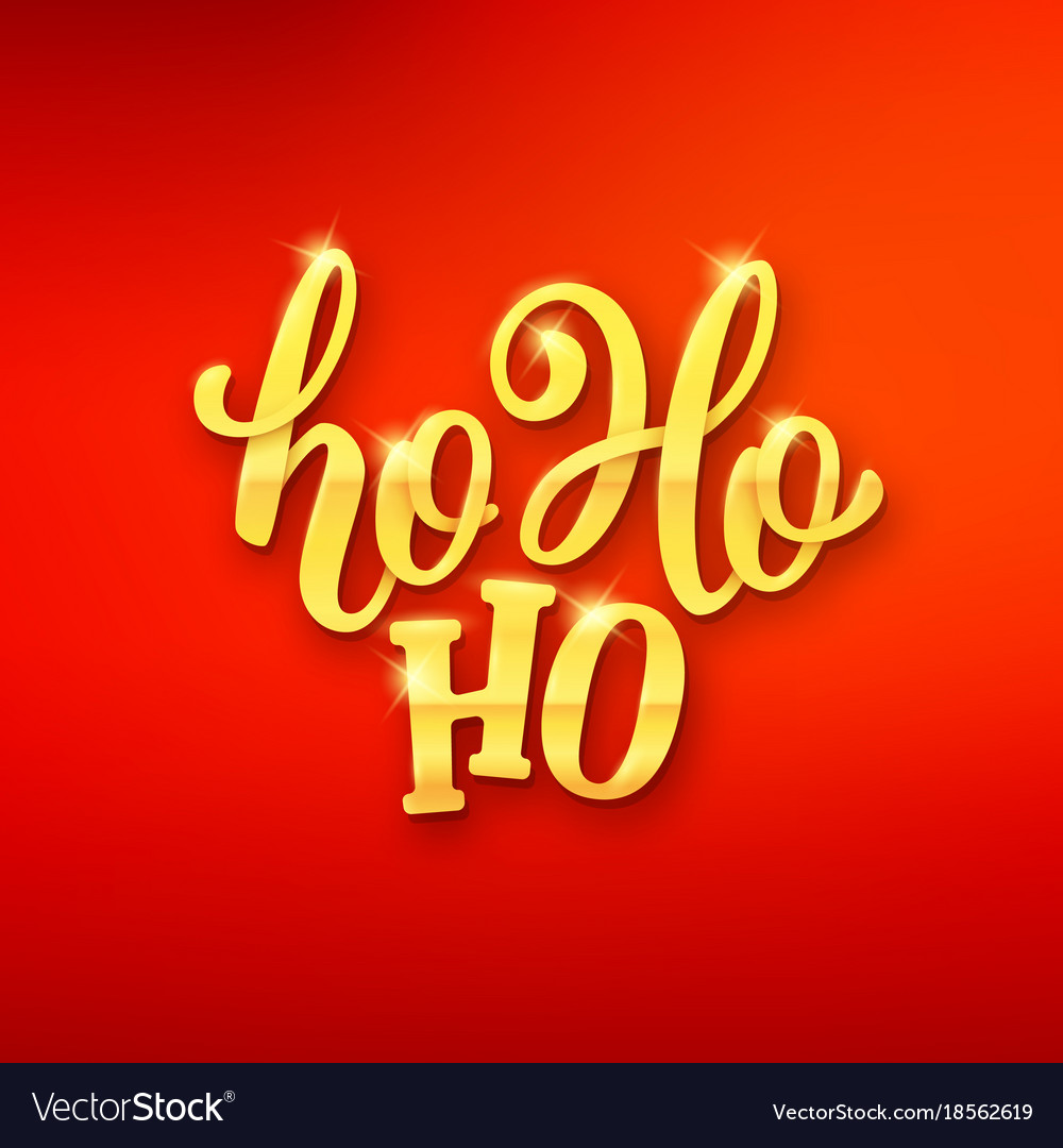 Ho-ho-ho christmas greeting card