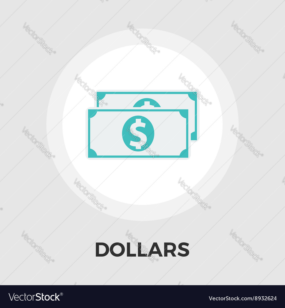 Dollar flache Symbol