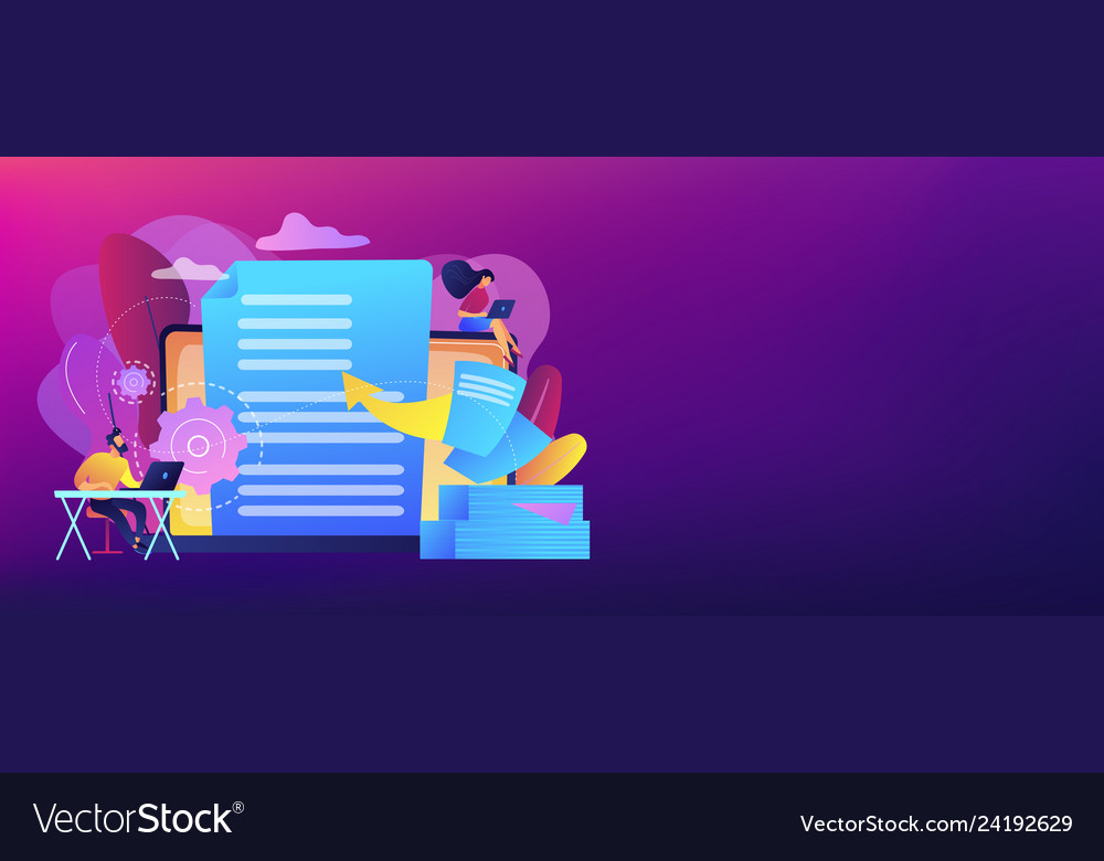 Digital Transformation Concept Banner Header Vector Image Digital Transformation Concept Banner Header Vector Image