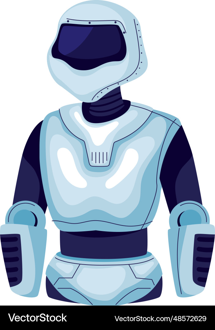 Robot ai technology mechanical Royalty Free Vector Image