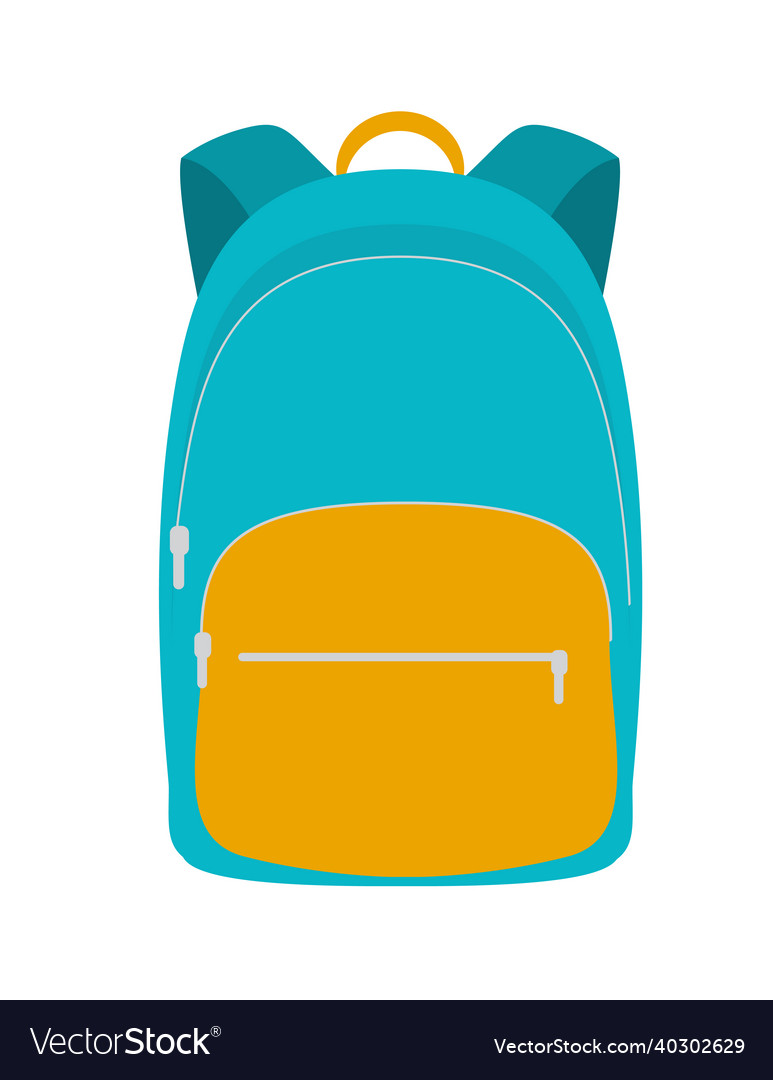 School bag backpack icon Royalty Free Vector Image