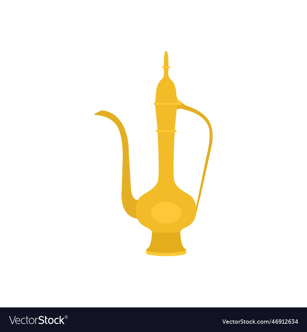 Arabische Teekanne flach saubere Icon Design Element