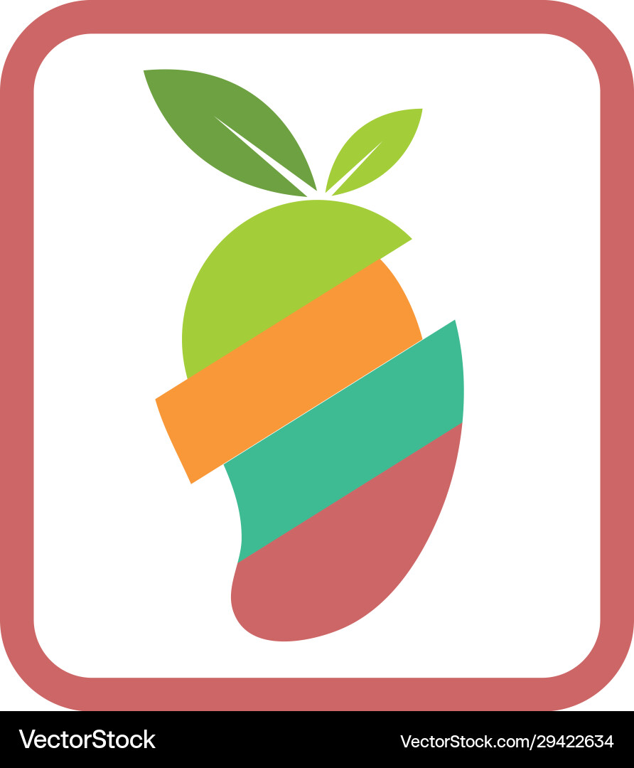 Mango fruit Royalty Free Vector Image - VectorStock