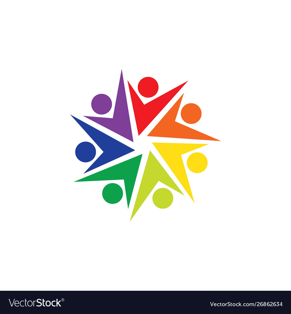 People icon work group Royalty Free Vector Image