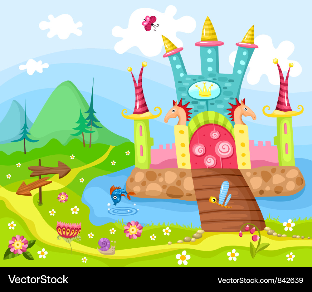 Castle Royalty Free Vector Image - VectorStock
