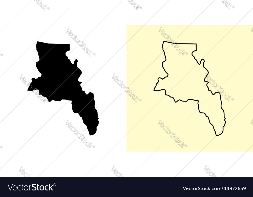 Catamarca map argentina americas filled Royalty Free Vector