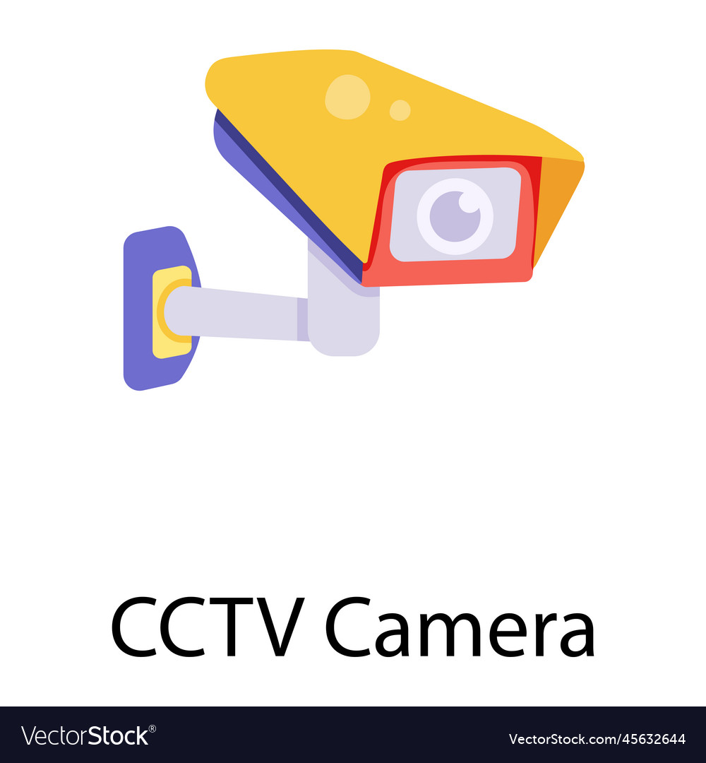 Cctv camera Royalty Free Vector Image - VectorStock