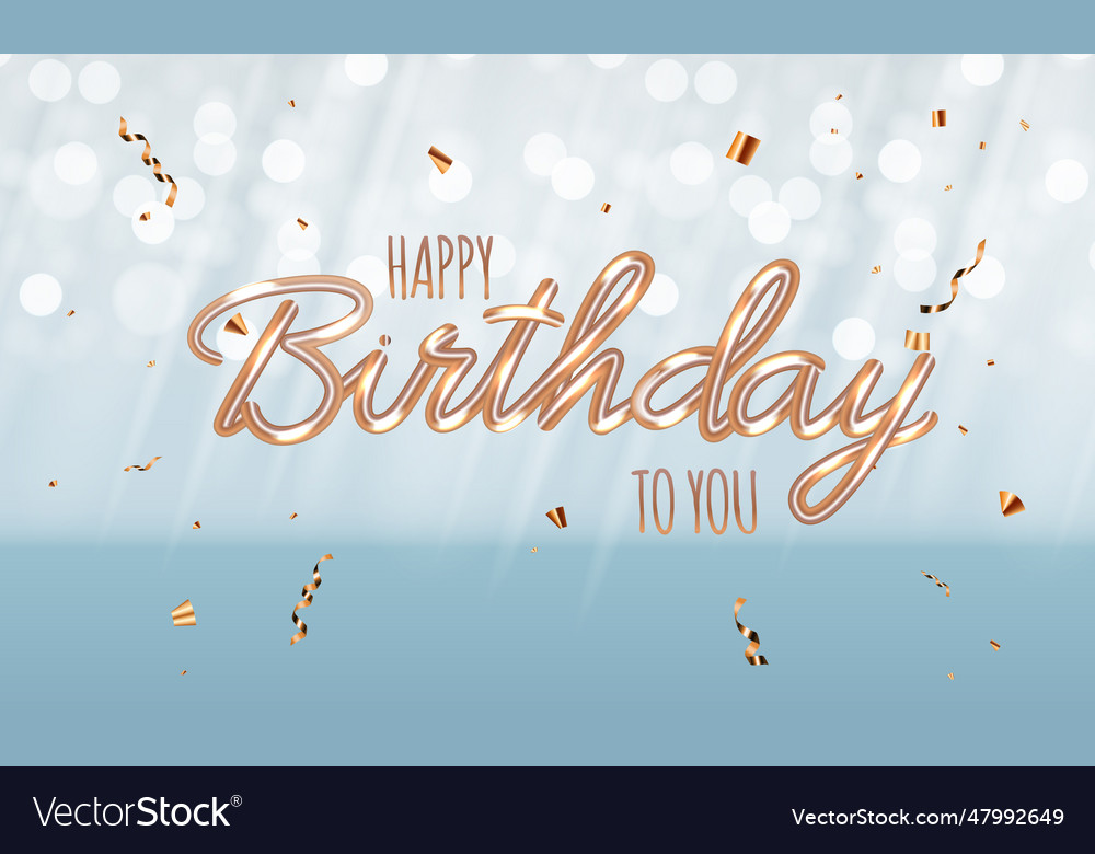 Happy Birthday Blue Glossy Background Royalty Free Vector Happy Birthday Blue Glossy Background Royalty Free Vector
