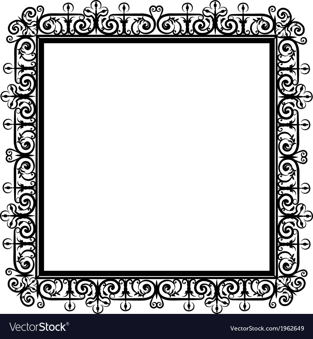 Lace frame Royalty Free Vector Image - VectorStock