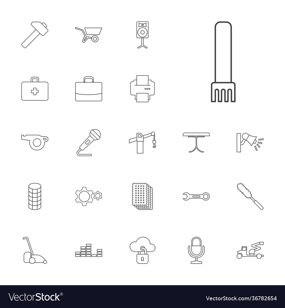 22 equipment icons