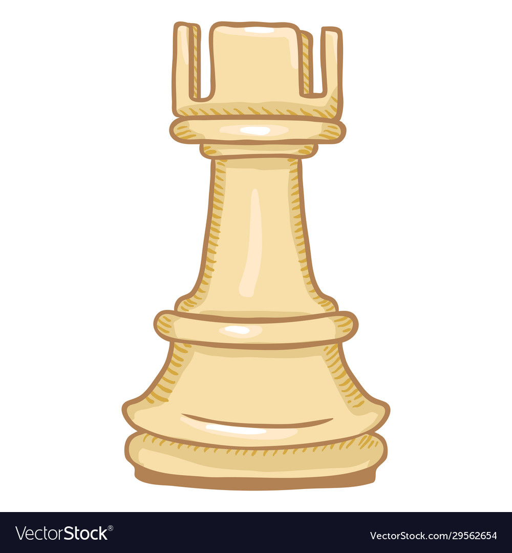 Chess rook Royalty Free Vector Image - VectorStock