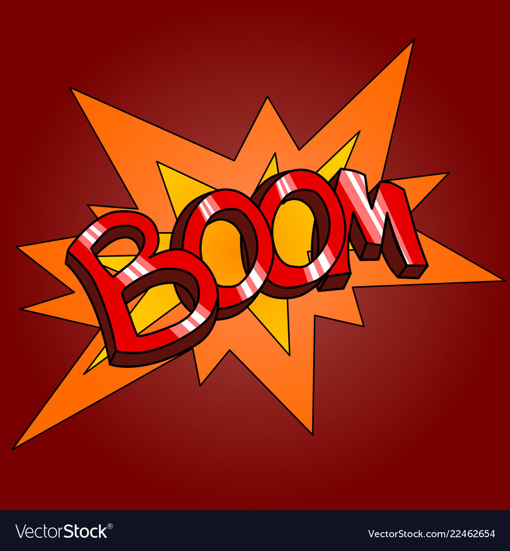 word-boom-royalty-free-vector-image-vectorstock