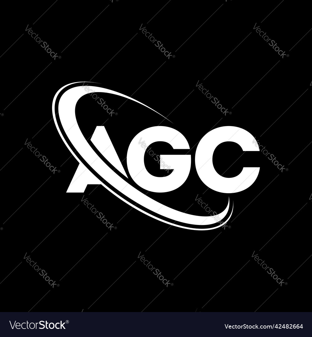 Agc logo letter design Royalty Free Vector Image