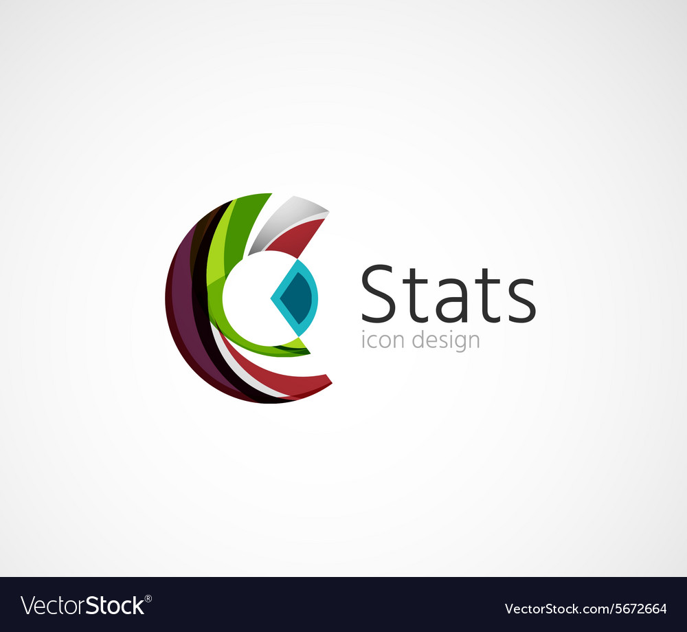 Statistics company logo design