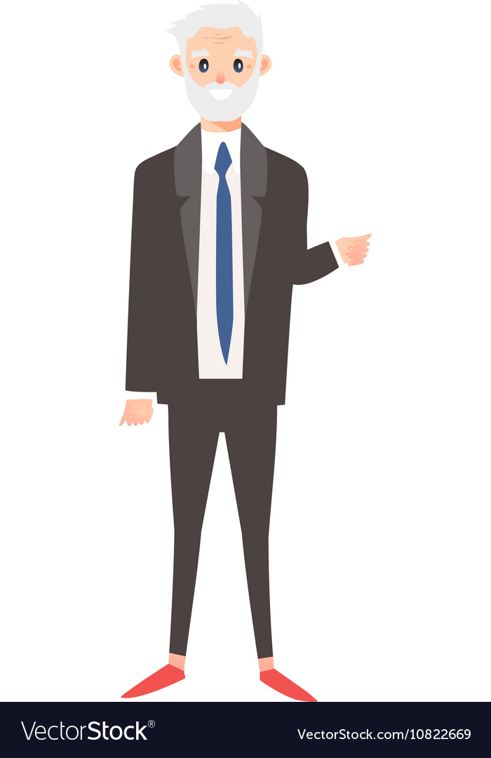 Business man silhouette Royalty Free Vector Image