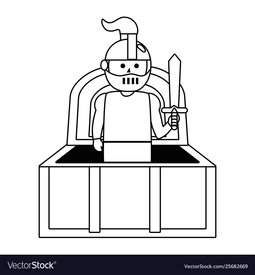 Isolated Medieval Knight Design Royalty Free Vector Image isolated-medieval-knight-design-royalty-free-vector-image